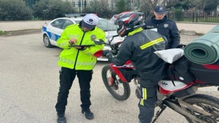 Manisada 25 motosiklet trafikten men edildi
