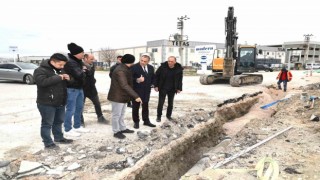 Manisada altyapı çalışmaları devam ediyor