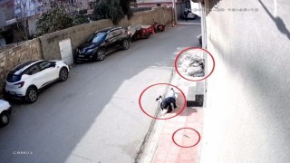 Mardinde cep telefonu kapkaççılığı güvenlik kamerasında