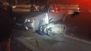 Mardinde otomobil ile motosiklet çarpıştı: 1 ağır yaralı