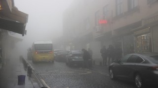 Mardinde yoğun sis