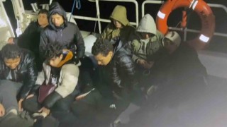 Marmaris açıklarında 13 düzensiz göçmen kurtarıldı