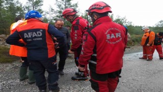 Marmaris Balan Dağında kaybolan şahıs için aramalar havadan ve karadan devam ediyor