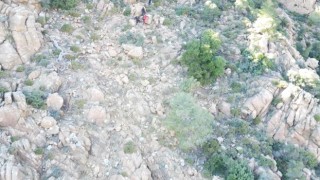 Marmariste çıntar toplarken dağda kaybolan adamdan bir iz bulundu
