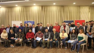 Mersinde basın mensupları İHA-1 Ticari Pilot Lisansı sertifikalarını aldı