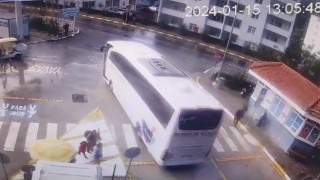 Mersinde kazaya karışan otobüsün Marmaris otogarındaki görüntüleri ortaya çıktı