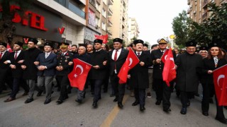 Mersinin kurtuluş coşkusu Zafer Yürüyüşü ile taçlandı