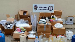 Mudanyada 1 milyon lira değerinde elektronik sigara likidi ele geçirildi