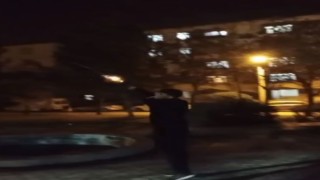 Nerde bu benim diyen abiler diyerek havaya ateş açtı