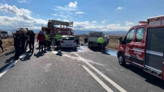 Niğdede feci kaza: 1 ölü, 2 ağır yaralı