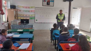 Oğuzelinde öğrencilere trafik eğitimi