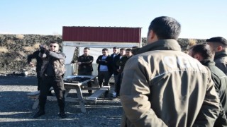 Orman Muhafaza Memurlarına silah kullanma eğitimi verildi