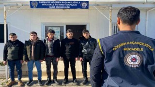 Osmaniyede 5 düzensiz göçmen yakalandı