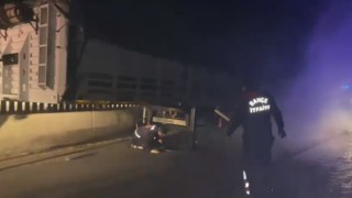 Osmaniyede mısır taşıyan tır alev alev yandı