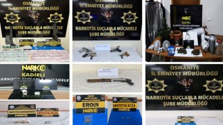 Osmaniye'de uyuşturucu operasyonu: 29 gözaltı