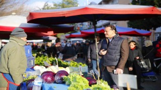 Pazar esnafı yerel yönetimler için Hatipoğluna dert yandı