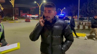 Polise yakalanan yeni yılın ilk alkollü sürücüsü gazeteciyi polise şikayet etti