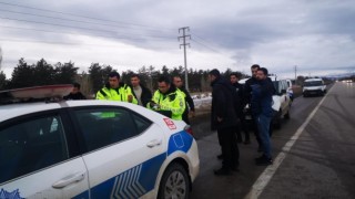 Polisi darp eden şahıs serbest bırakıldı