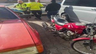 Polisin dikkati ile sahte plakalı motosiklet ele geçirildi