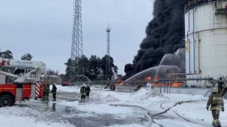 Rusya, Ukraynaya ait dronu düşürdü: Petrol tesisinde yangın çıktı