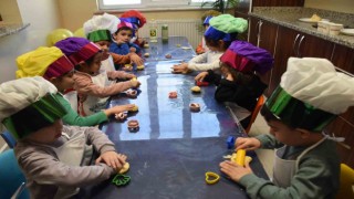 Şahinbeyde minik aşçılar yetişiyor