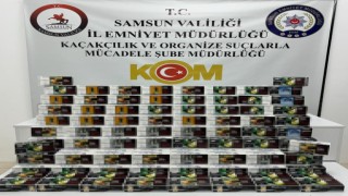 Samsunda 40 bin sahte bandrollü makaron ele geçirildi