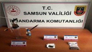 Samsunda jandarmadan uyuşturucu operasyonu