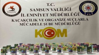 Samsunda kaçakçılık operasyonu