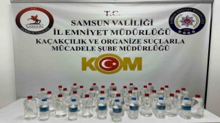 Samsunda kaçakçılıkla mücadele: Çok sayıda etil alkol ele geçirildi