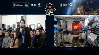 Samsunda üniversite öğrencileri, Astronot Alper Gezeravcı ile canlı söyleşi yaptı