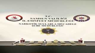 Samsunda uyuşturucu taciri evinde yakalandı