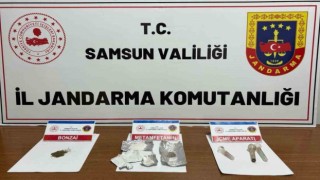 Samsunda uyuşturucuyla yakalanan 3 kişi gözaltına alındı