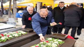 SANKOnun kurucusu Sani Konukoğlu, mezarı başında anıldı