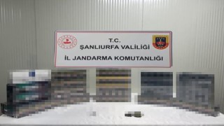 Şanlıurfada  bin 240 paket kaçak sigara ele geçirildi