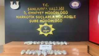 Şanlıurfada 8 kilo uyuşturucu ele geçirildi