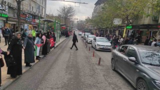 Şanlıurfada Gazze için insan zinciri oluşturuldu