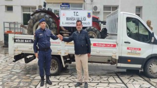 Sarıgölde çalınan traktör Aydında bulundu