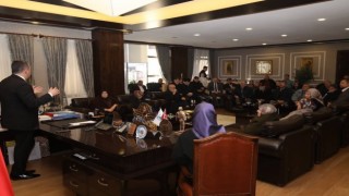 Şehit yakınları ve gazilerden Pursaklar Belediye Başkanı Çetine ziyaret