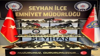 Seyhanda 60 ruhsatsız silah ele geçirildi, 10 kişi tutuklandı