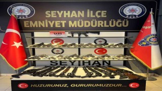 Seyhanda polis 40 ruhsatsız silah ele geçirirken, aranan 278 kişiyi yakaladı