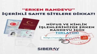 SİBERAY sahte sitelere karşı uyardı: Bu tür linklere tıklamayın