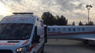 Siirtte ambulans uçak, 40 günlük bebek için havalandı