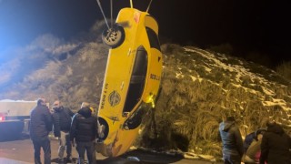 Sinopta buzlanma kazaya neden oldu: 1 yaralı