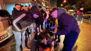 Sinopta motosiklet ile otomobil çarpıştı: 1 yaralı
