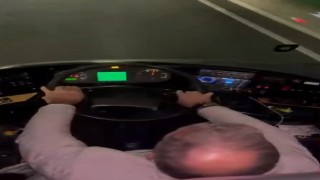 Şoför rahatsızlanınca koltuğa kulüp başkanı geçti