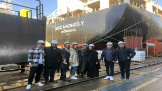 SUBÜ öğrencileri teknik gezi için Tuzla Tersanesindeydi