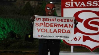 Süper kahraman Sivasın ayazına yenildi