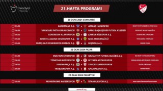 Süper Ligde 21, 22 ve 23. haftanın programları açıklandı