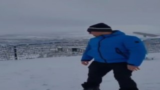 Tarihi Harput Mahallesinde kayak keyfi