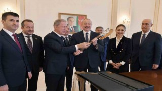 TBMM Milli Savunma Komisyonu Başkanı Akar, Aliyev tarafından kabul edildi